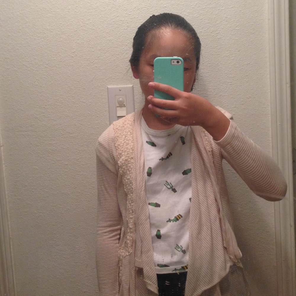 Peach Cardigan